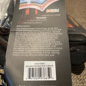 BNWT Mobile Warming Heated Unisex Gloves